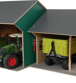 Cobertizo agrícola para 2 vehículos 1:16 7 Cobertizo agrícola para 2 vehículos 1:16
