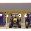 Hangar de madera para 3 tractores