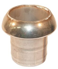 Acoplamiento macho 4", con terminal para manguera, acero inox.