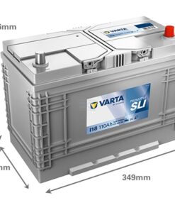 Batería, 12V 110Ah 680A, I18 VARTA Promotive SLI