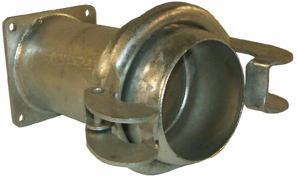 Acoplamiento macho 5", con brida de 4 tornillos, Bauer 2 Acoplamiento macho 4", con brida de 4 tornillos, Bauer