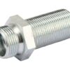 Racor roscado recto plano M22 2 Racor roscado recto plano M22