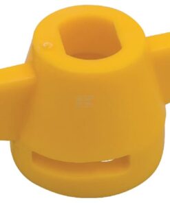 Portaboquillas Snap-Fit boquilla plana amarillo 750221