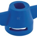 Portaboquillas Snap-Fit azul