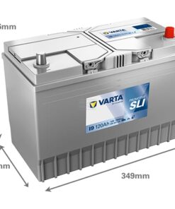 Batería, 12V 120Ah 780A, I9 VARTA Promotive SLI