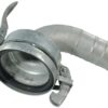 Hembra acodada 6", a 90° para manguera de 4"