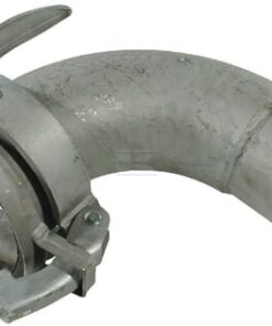 Acoplamiento hembra 6" con codo a 90° y boquilla para manguera de 5''