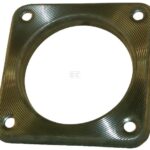 Brida cuadrada de 6" para 4 pernos de fijación