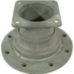 Brida cuadrada 6" - brida normal 8"