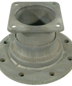 Brida cuadrada 6" - brida normal 8"