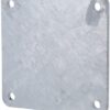 Brida cuadrada con tapa 6"