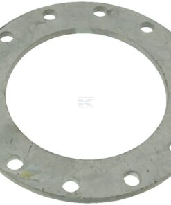 Brida E de 6", 12 orificios, galvanizada