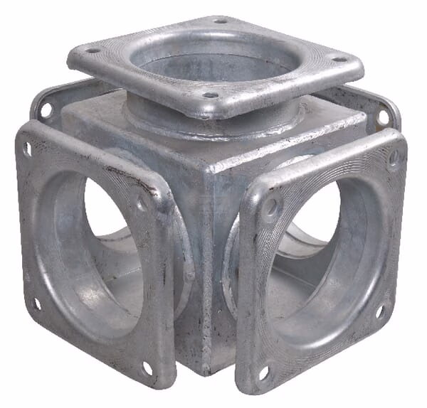 Bloque de conexión de 6" y 5 vías 1 Bloque de conexión de 6" y 5 vías