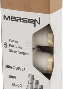 Fusible 500V 63A Longitud 50mm
