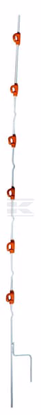 Multi wire post white 1.50m (10x) 1 Multi wire post white 1.50m (10x)