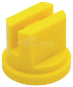 Tobera estándar, doble, chorro plano RS 110° 02 amarillo plástico MMAT