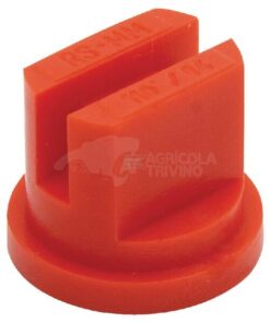 Tobera estándar, doble, chorro plano RS 110° 04 rojo plástico MMAT