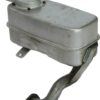 Single pipe exhaust