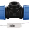 S16 Pieza en T 25x¾" H