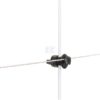 Screw-on rod insulator black for post 4/10mm (250x) 28 Screw-on rod insulator black for post 4/10mm (250x)