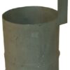 Terminal de 8" para manguera de aspiración, galvanizada