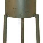 Terminal de 6" para manguera de aspiración, con jaula galvanizada