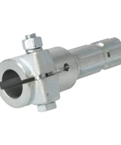 Reductor para eje TDF, macho de 1 3/8" 6z a hembra Ø30 mm con pasador de fijación