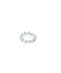 Arandela dentada M6 x 11 x 0,7 mm, acero cincado DIN 6798 Kramp