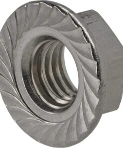 Tuerca de brida M10, acero inox. A2
