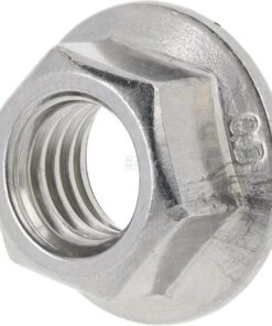Tuerca de brida M10, acero inox. A2