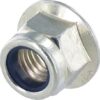 Tuerca hexagonal de brida autoblocante DIN6926 M16 Acero cincado Clase 8 Kramp 8 Tuerca hexagonal de brida autoblocante DIN6926 M16 Acero cincado Clase 8 Kramp