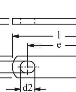 Plate para soporte 3/4" tipo 1