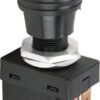 Interruptor tirador, S05, 12/24V, 3-pin, ON / OFF, halógeno, Ø 14,5 mm, rojo