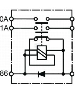 Interruptor principal desconexión batería, 12 V, 250 A, 2-pin