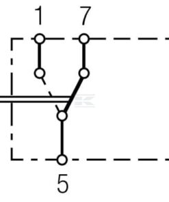 Interruptor basculante, I-0, 3-pin, sin función confort