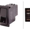 Interruptor basculante, I-0, 6-pin, sin función de confort