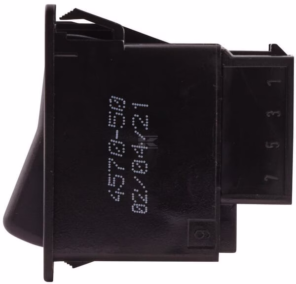 Interruptor basculante, I-0, 6-pin, sin función de confort 2 Interruptor basculante, I-0, 6-pin, sin función de confort