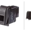 Interruptor basculante, I-0, 6-pin, sin función de confort 16 Interruptor basculante, I-0, 6-pin, sin función de confort