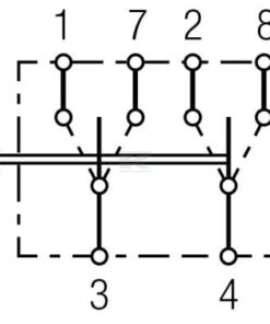 Interruptor basculante, (I)-0-II, 6-pin, sin función de confort