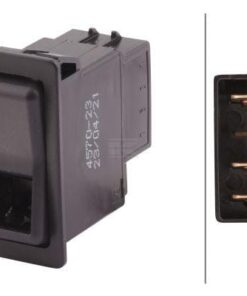 Interruptor basculante, (I)-0-(-II), 6-pin, sin función confort