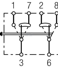 Interruptor basculante, (I)-0-(+II), 6-pin, sin función confort