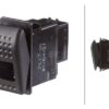 Interruptor basculante, (I)-0-(-II), 6-pin, sin función confort
