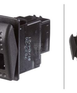 Interruptor basculante, (I)-0-(-II), 6-pin, sin función confort