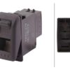 Interruptor basculante, (I)-0, 4-pin, interruptor seguridad