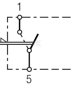 Interruptor basculante, (I)-0, 4-pin, interruptor seguridad 10 Interruptor basculante, (I)-0, 4-pin, interruptor seguridad