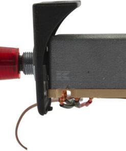 Interruptor luz emergencia, interruptor tirador, 12 V, halógeno, con bombilla