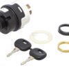 Interruptor contacto/arranque, 12/24 V, P-0-1-2-3, 10-pin, Interruptor ON / OFF/Seguridad/Arranque/Precalentamiento