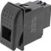 Interruptor basculante, (II+)-I-0, 6-pin