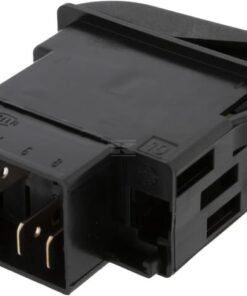 Interruptor basculante, (II+)-I-0, 6-pin 9 Interruptor basculante, (II+)-I-0, 6-pin