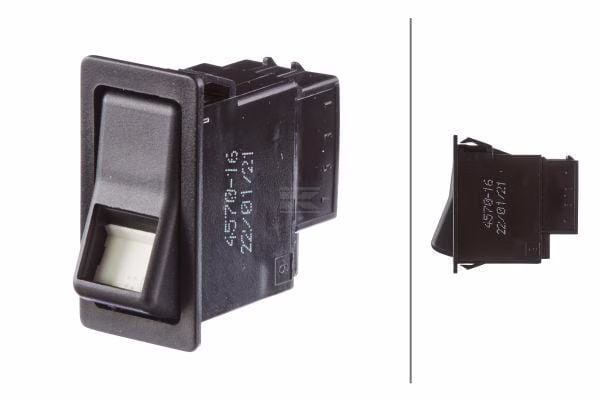 Interruptor basculante, II-I-0, 5-pin 1 Interruptor basculante, II-I-0, 5-pin